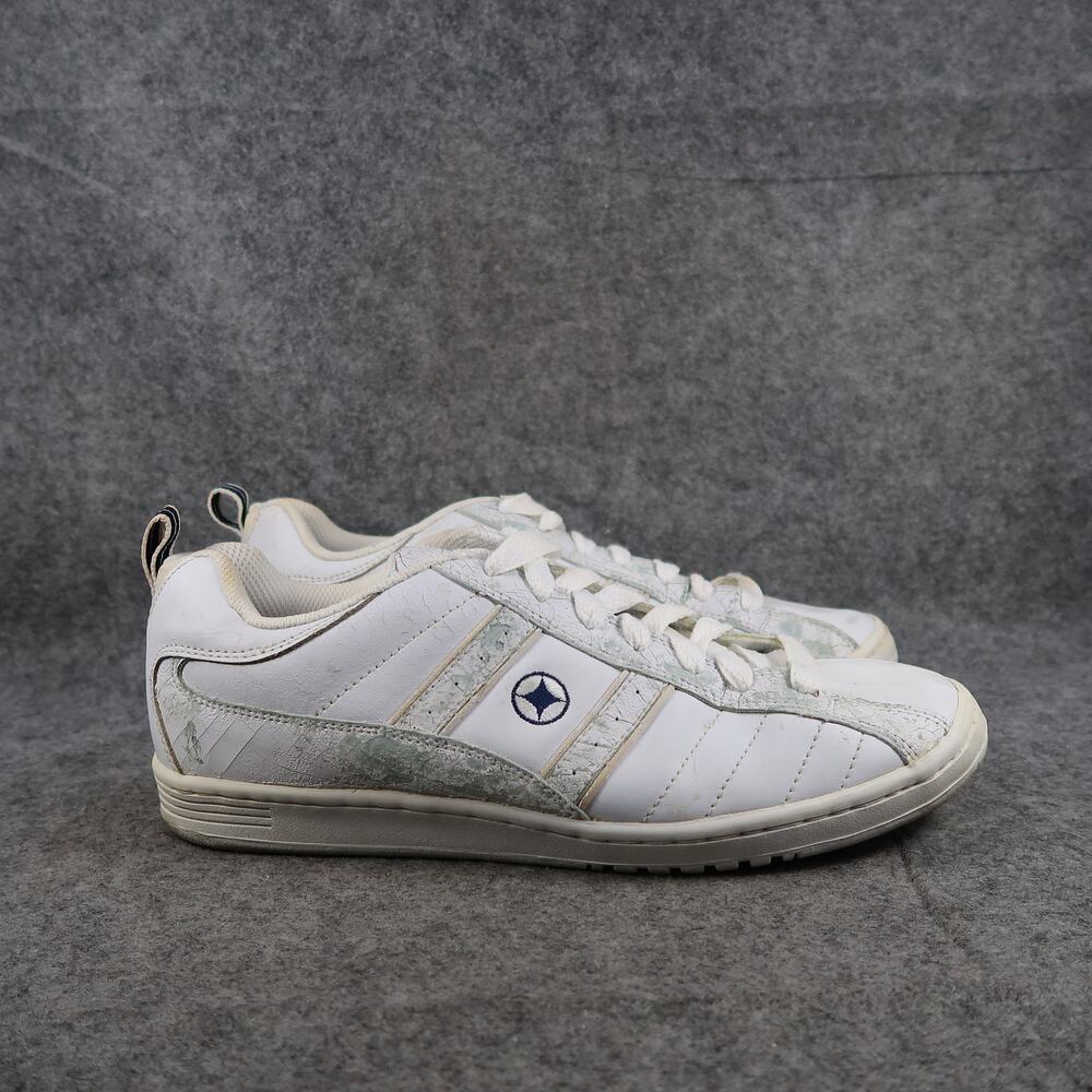 Spalding Shoes Mens 10.5 Casual Sneakers Athletic Trainer White Lace Up Retro